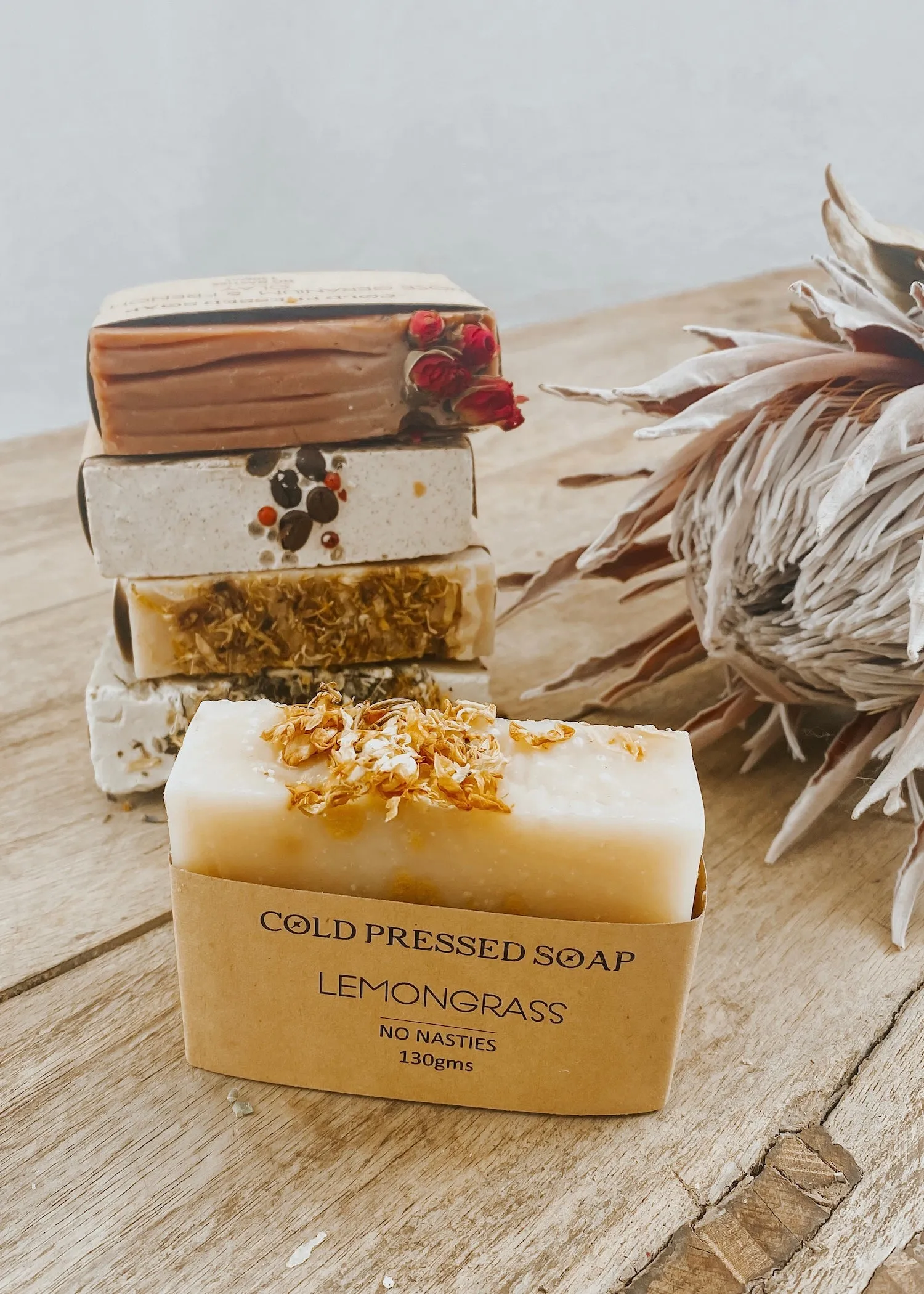 Handmade Soap Bar - Lemongrass 130gms