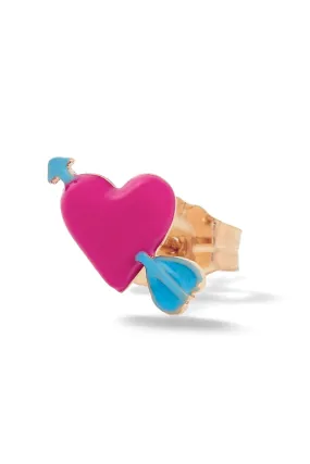 Heart with Arrow Stud