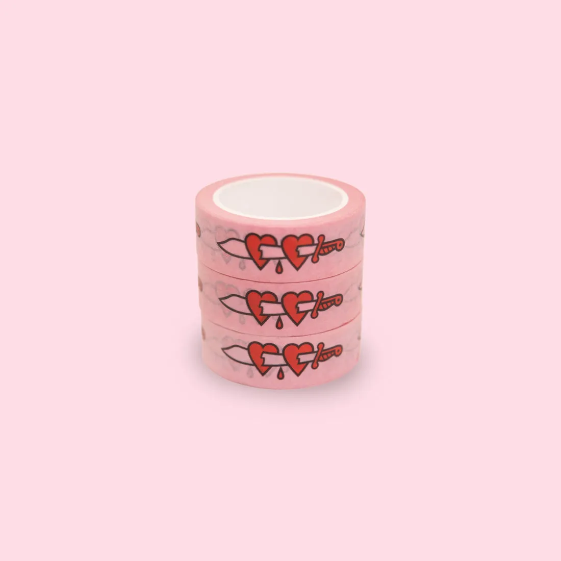 Hellcats USA Washi Style Paper Tape - Heart & Dagger