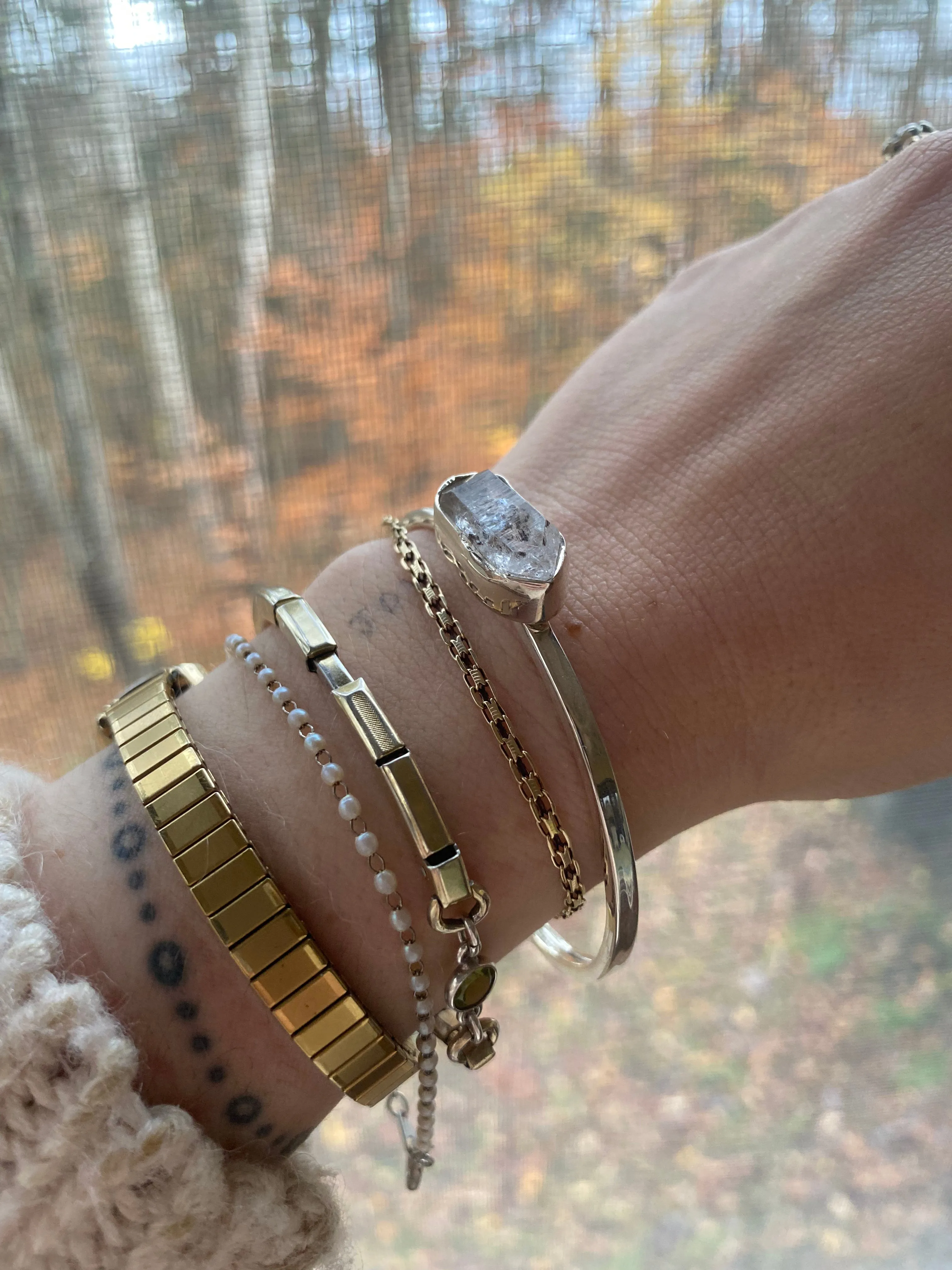 Herkimer Haunting Cuff