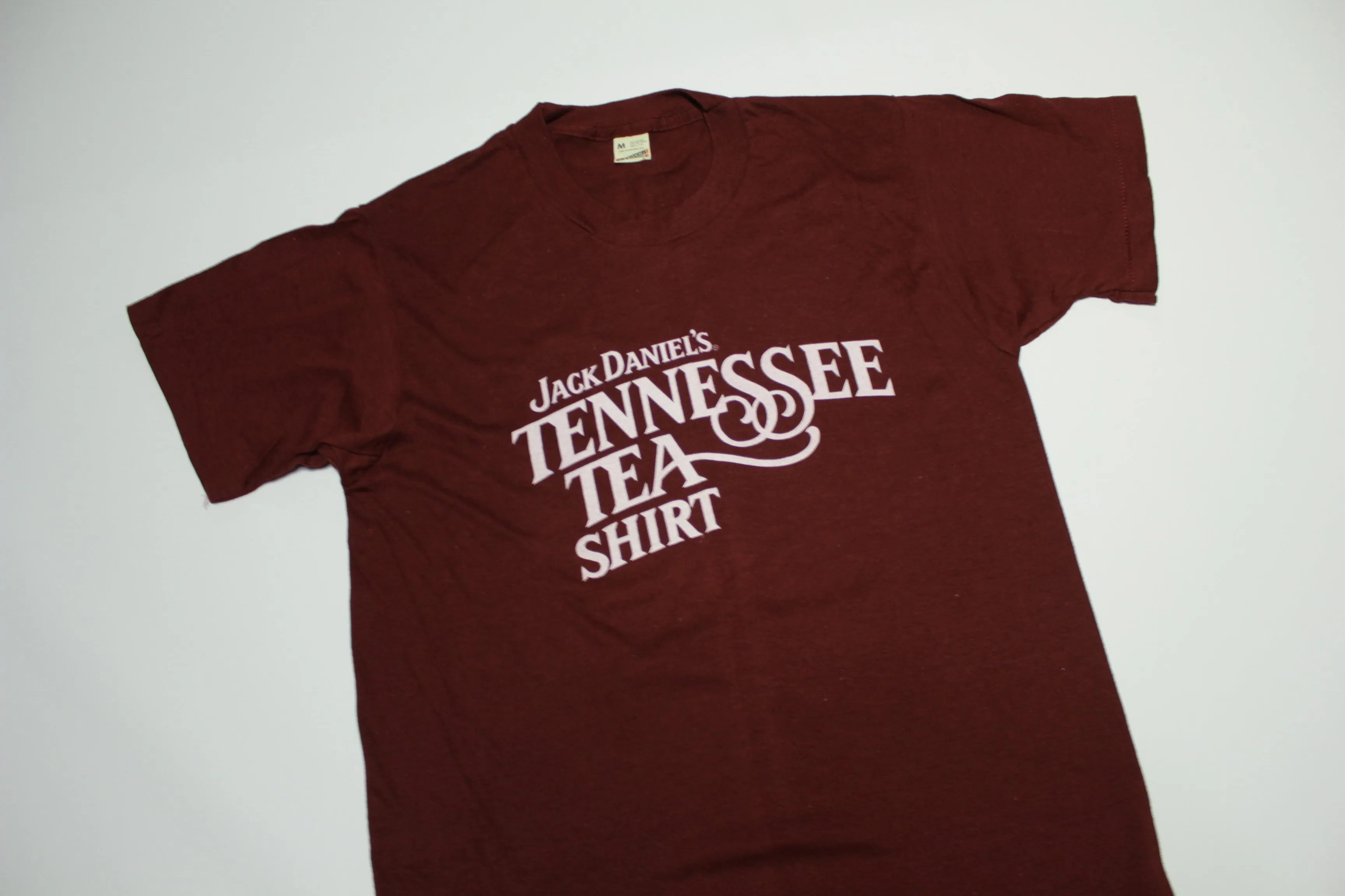 Jack Daniel's Tennessee Tea Shirt Vintage 80's Screen Stars USA Single Stitch Whiskey Tee