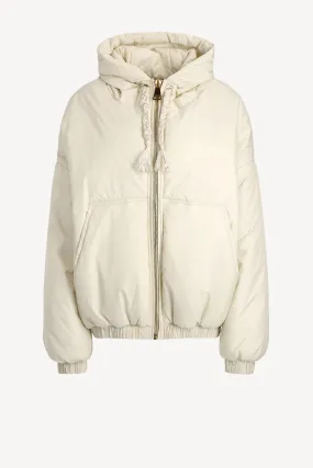 Jacke Puff Hoodie in Desert