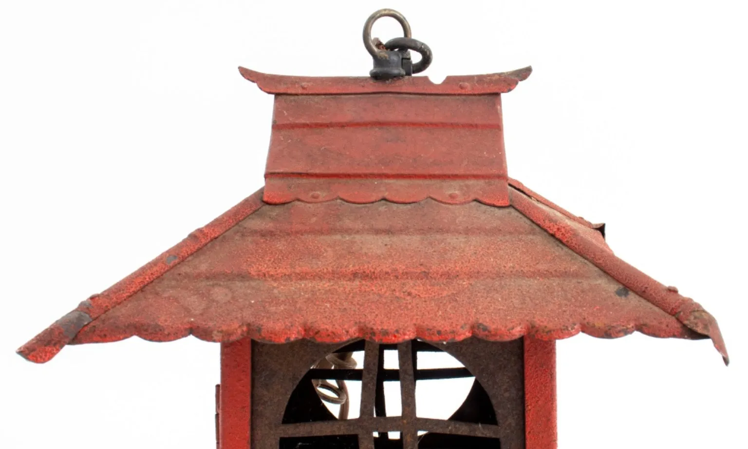 Japanese Style Tole Peinte "Minka" Lantern