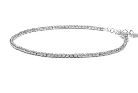 J.E.T. Diamond Cut Bracelet in 14K White Gold - Classic Small Model