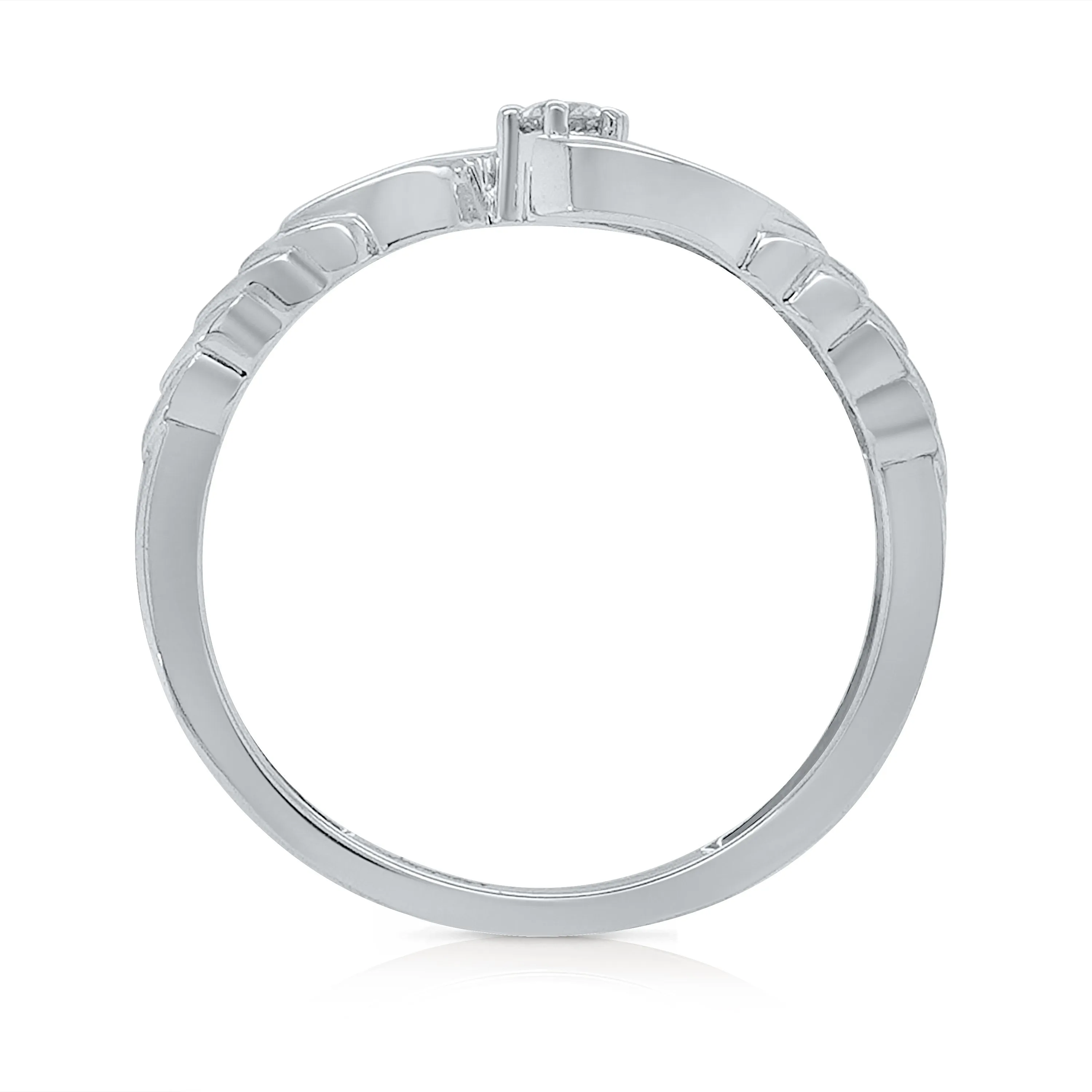 Kallati Eternal Diamond Ring in 14K White Gold