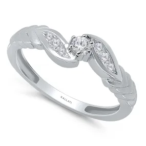 Kallati Eternal Diamond Ring in 14K White Gold