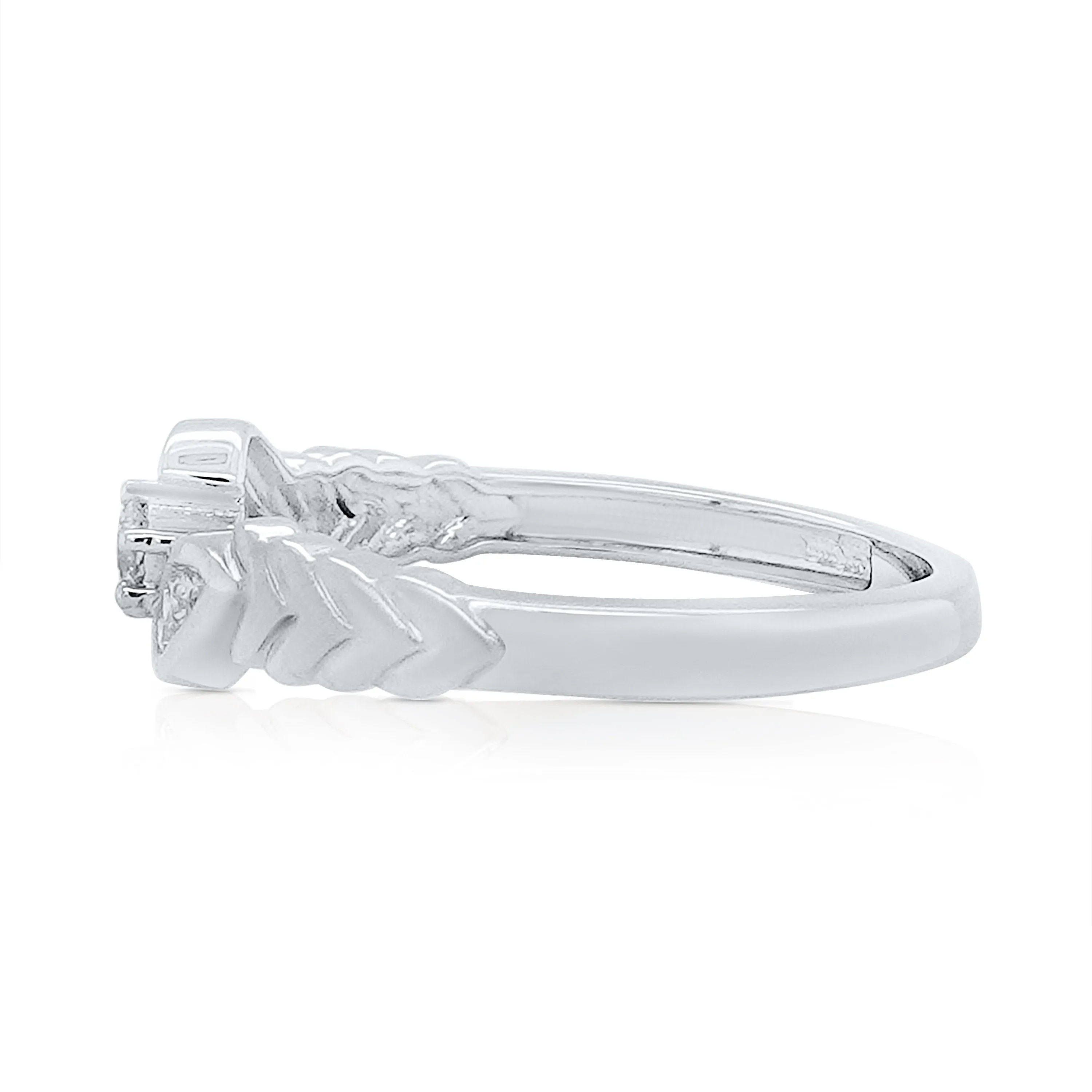 Kallati Eternal Diamond Ring in 14K White Gold