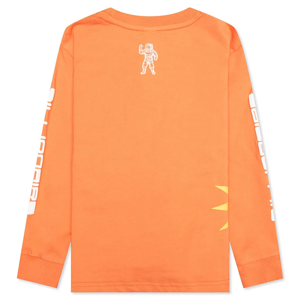 Kids North Star L/S Tee - Persimmon Orange