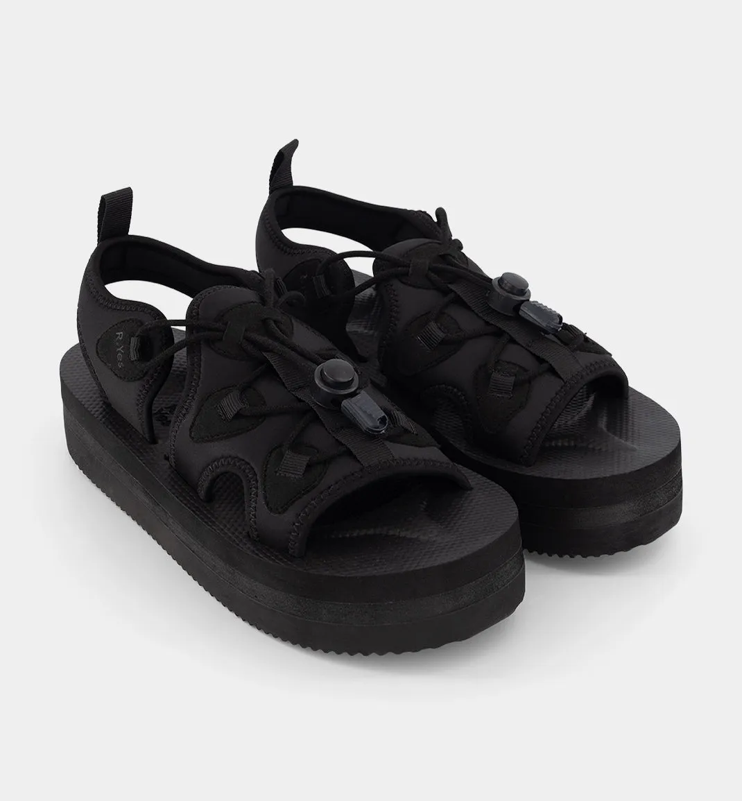 Kyoto Athletic Neoprene Sandal | Black