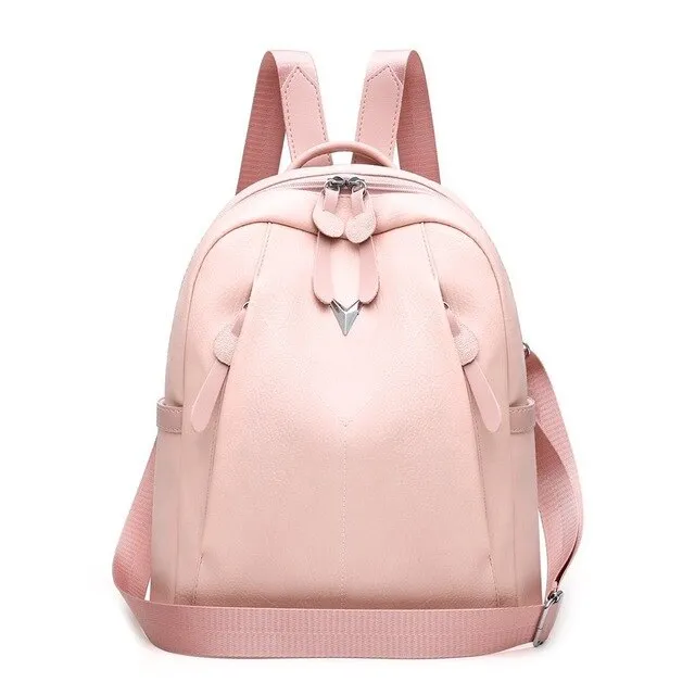 Luxury PU Leather Backpack and Travel Bag