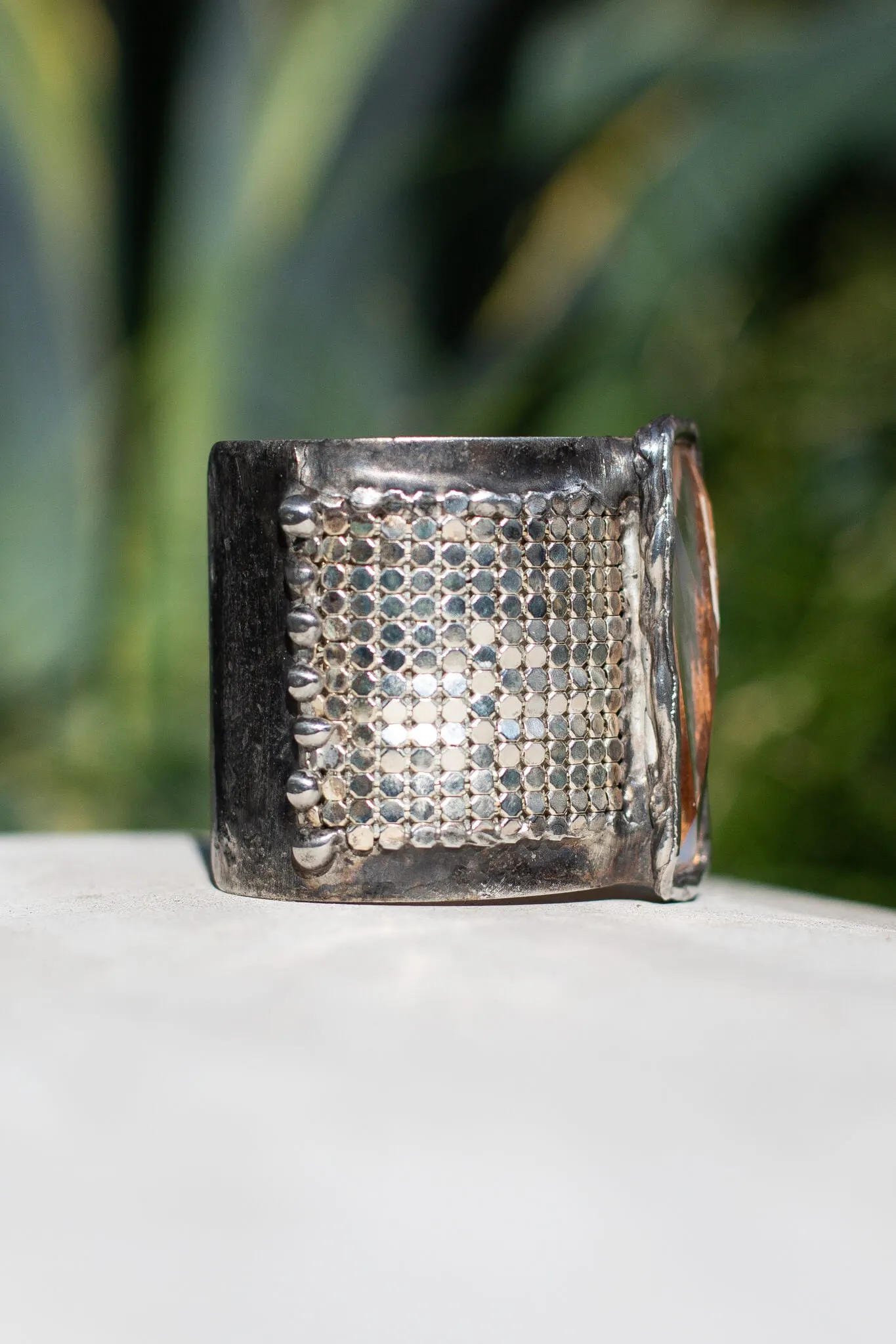 Mesh   Crystal Cuff