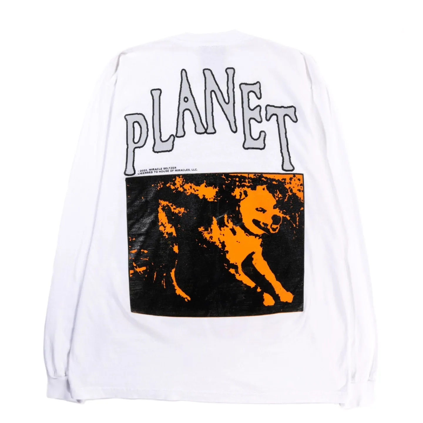 MIRACLE SELTZER TOAD PLANET LS TEE WHITE