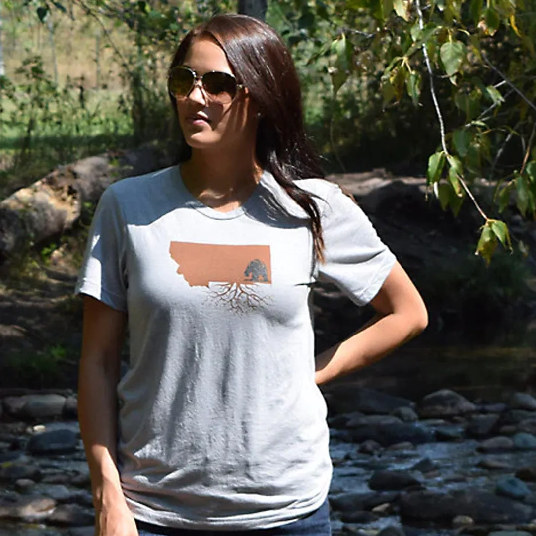 Montana Roots Bear Crewneck Tee (Unisex)