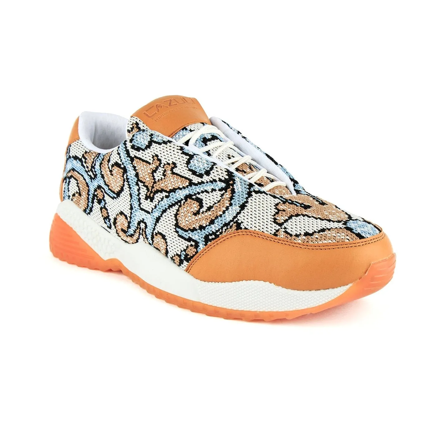 My Tile Vegan Apple Leather Sneakers | Orange