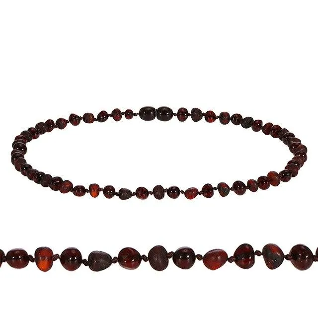 Natural Baltic Amber Stone Bead Necklace