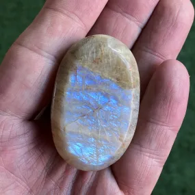 Natural Moonstone Palm Stone