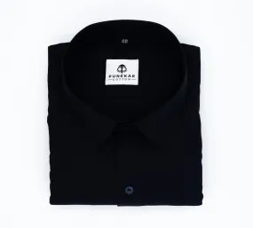 Navy Blue Color Twitter Lining Blende Cotton Shirts For Men