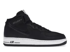 Nike Air Force 1 Mid Stussy Black White