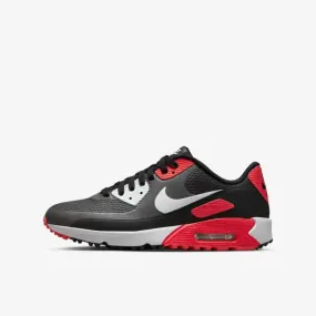 Nike Air Max 90 G Spikeless Golf Shoe - Grey/Red