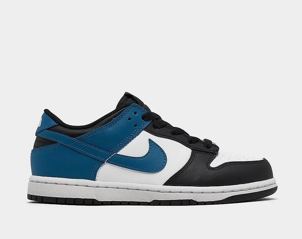 Nike Dunk Low Black White Blue (PS)