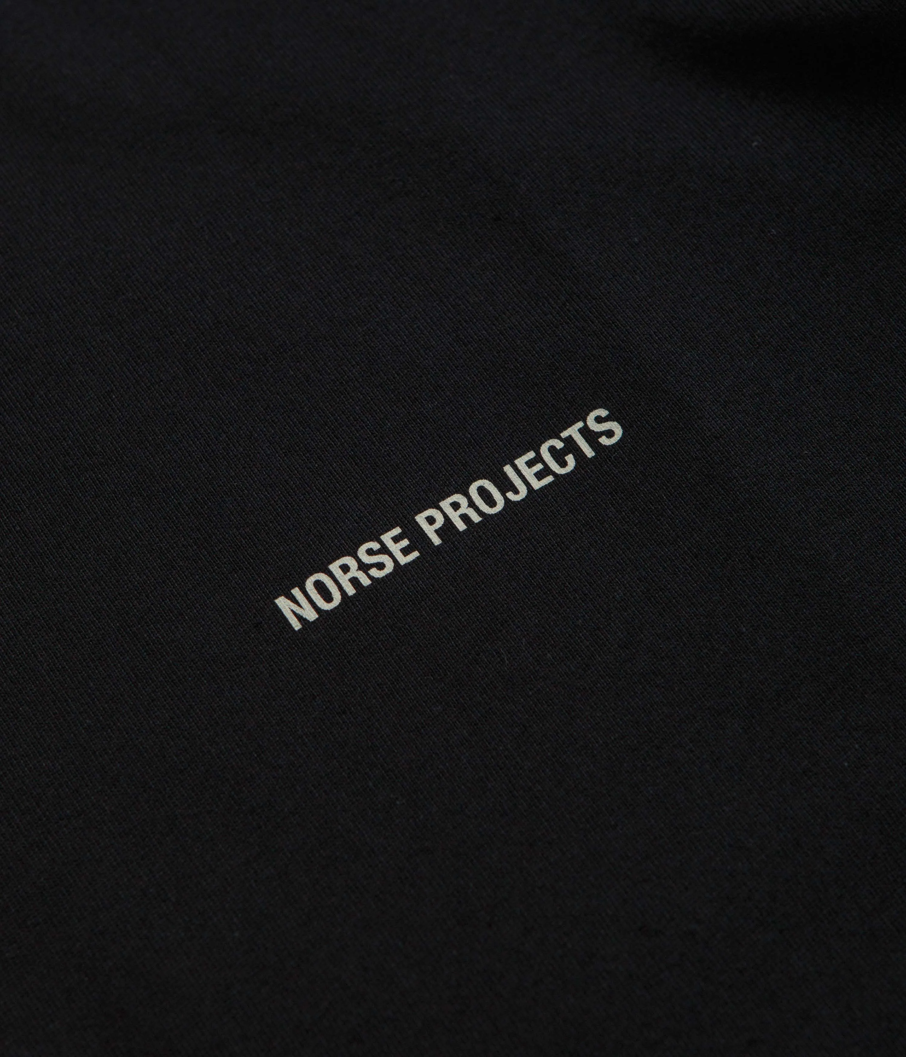 Norse Projects Johannes Standard Logo T-Shirt - Black