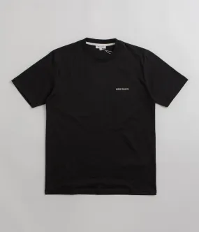 Norse Projects Johannes Standard Logo T-Shirt - Black