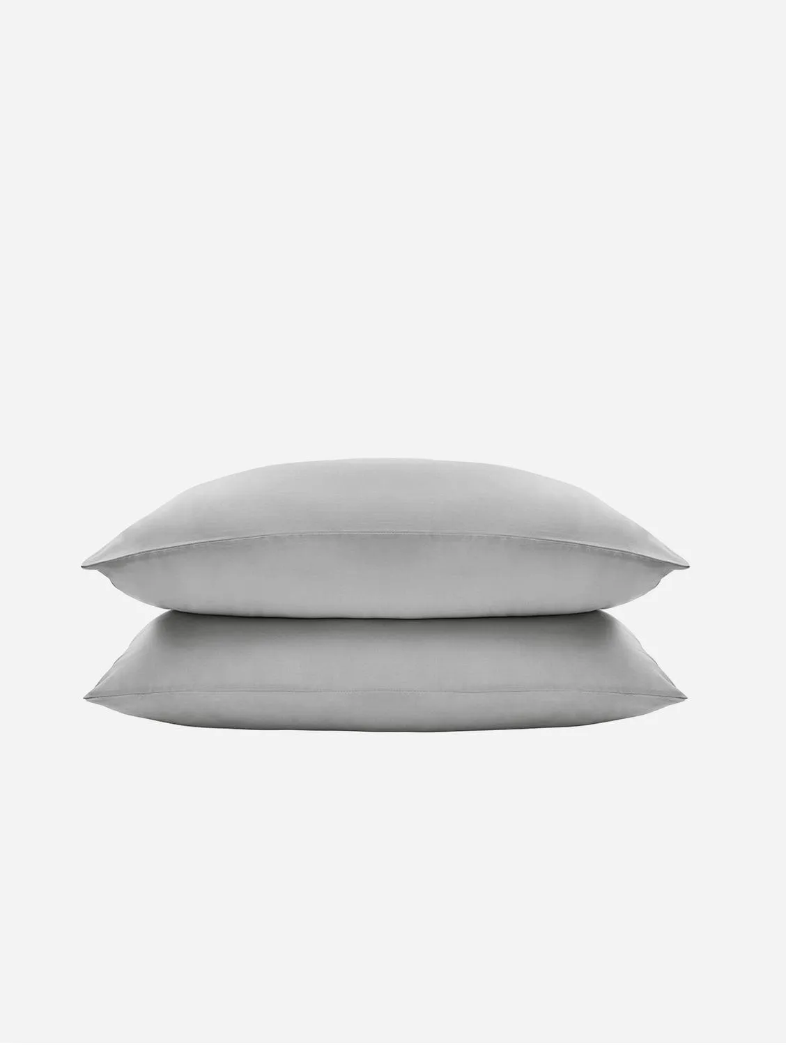 Organic Vegan Eucalyptus Silk Pillowcase Pair | Grey