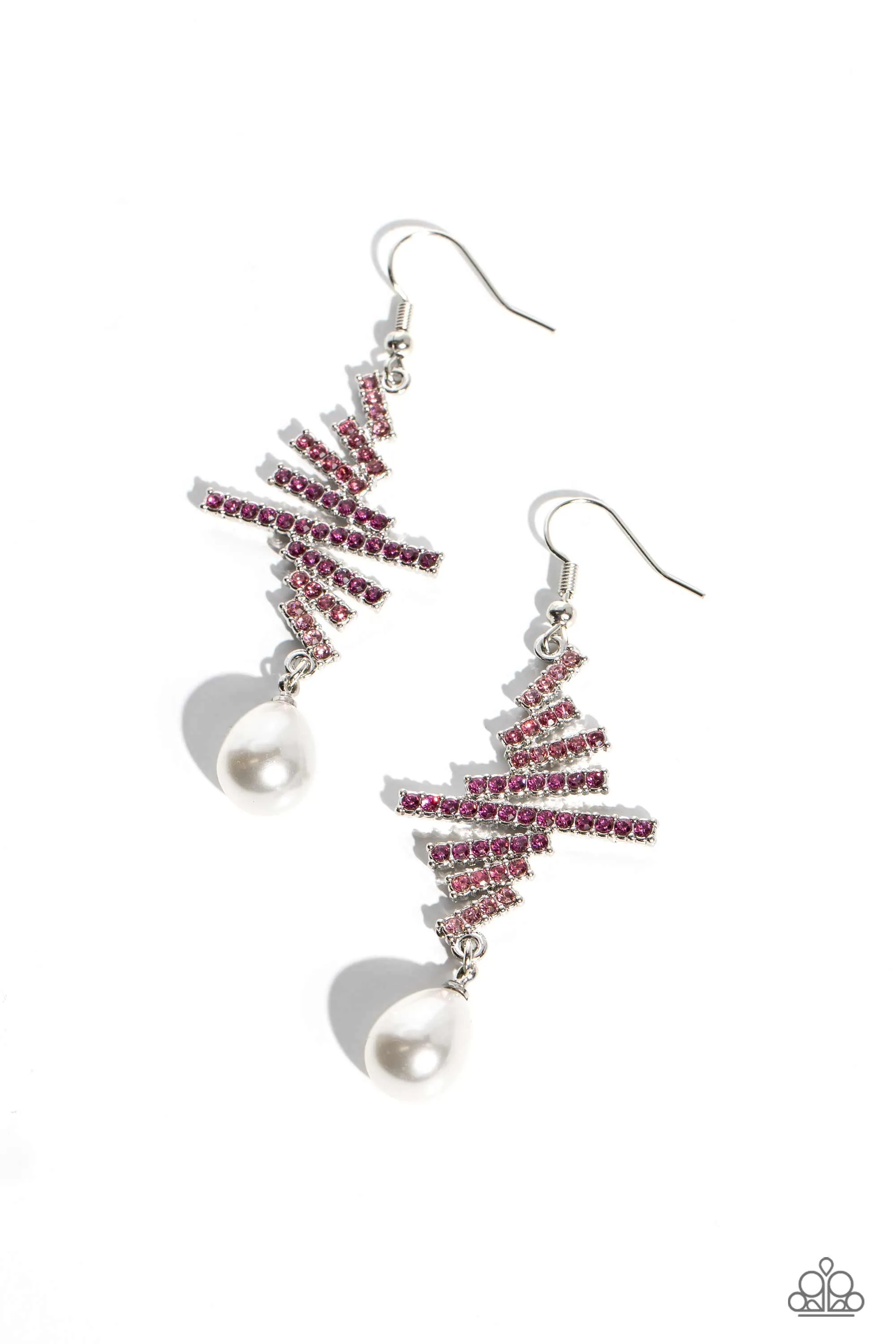 Paparazzi Timeless Tapestry Pink Earrings