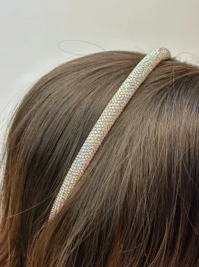 Pave Rhinestone Headband - Crystal