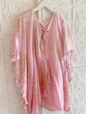 Pink Gold Poncho