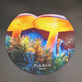 Pulsar DabPadz Round Dab Mat 8 | Mystical Mushroom