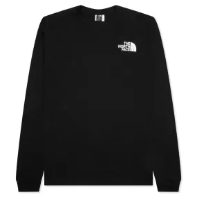 Red Box NSE L/S Tee  - Black/Photo