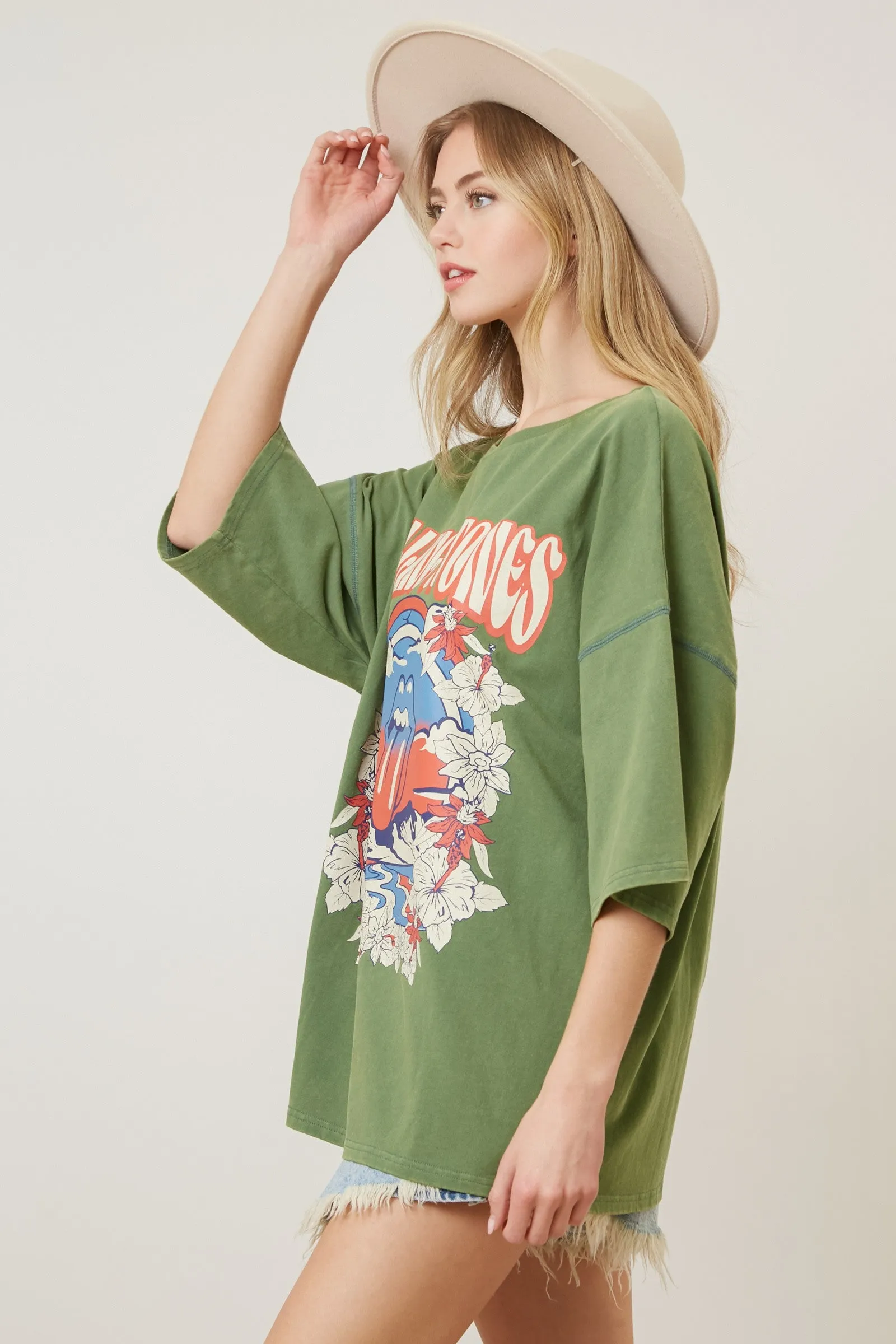 Rolling Stones Oversized Tee