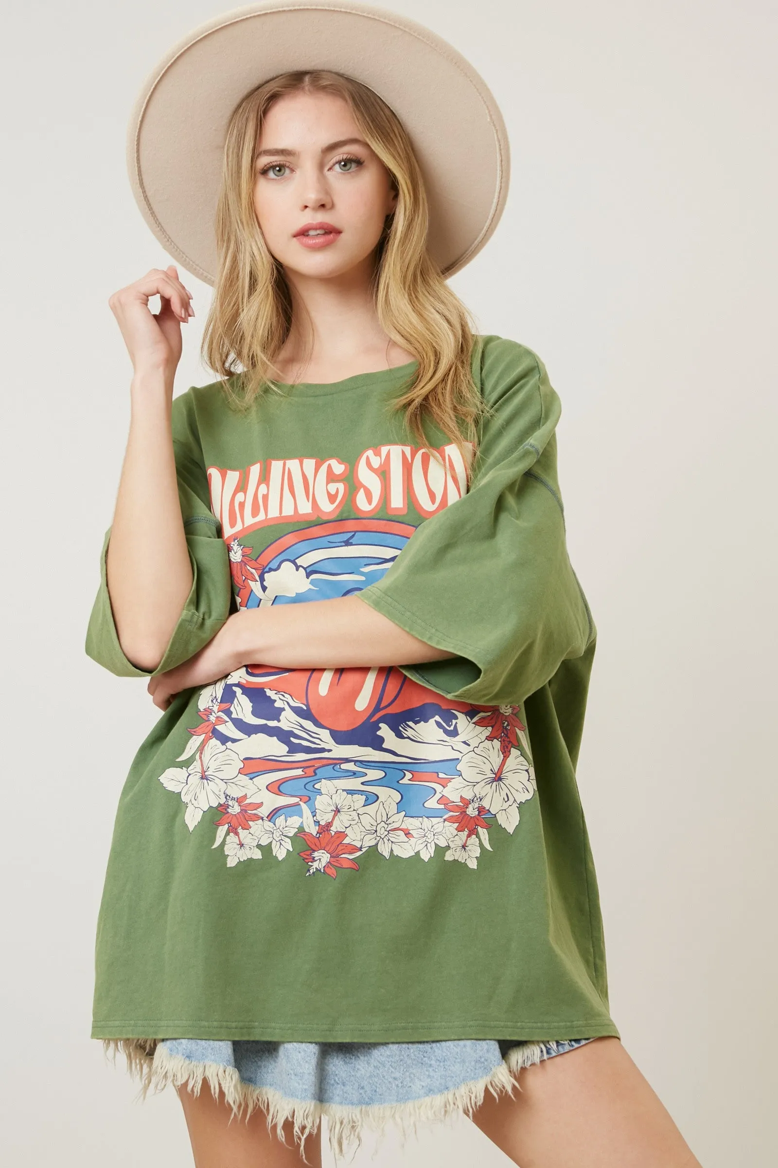 Rolling Stones Oversized Tee