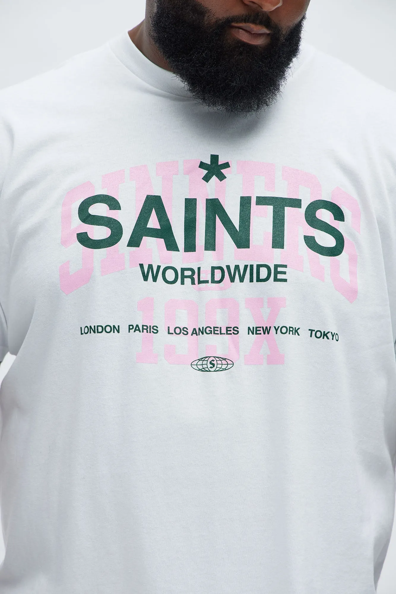 Saints And Sinners Worldwide 199X Short Sleeve Tee - White