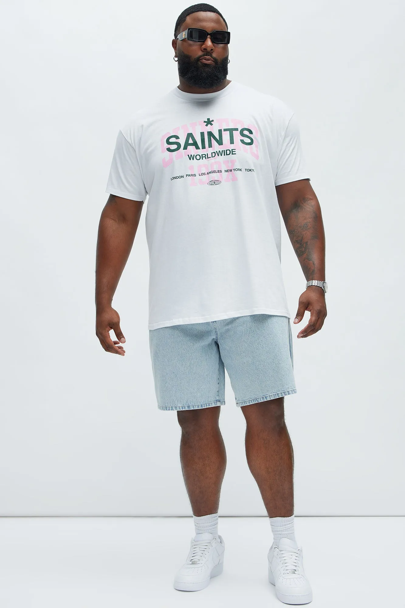 Saints And Sinners Worldwide 199X Short Sleeve Tee - White