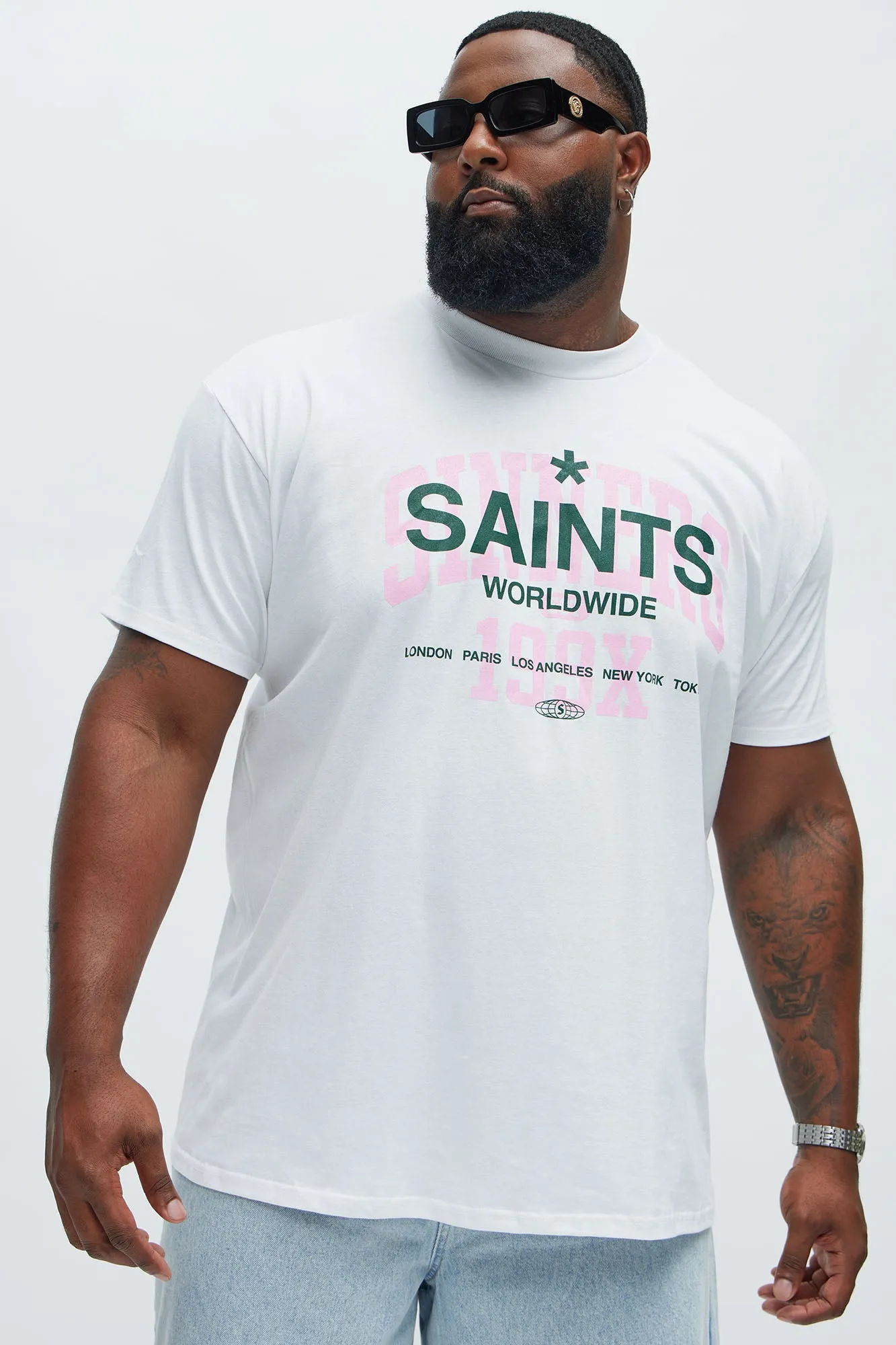 Saints And Sinners Worldwide 199X Short Sleeve Tee - White