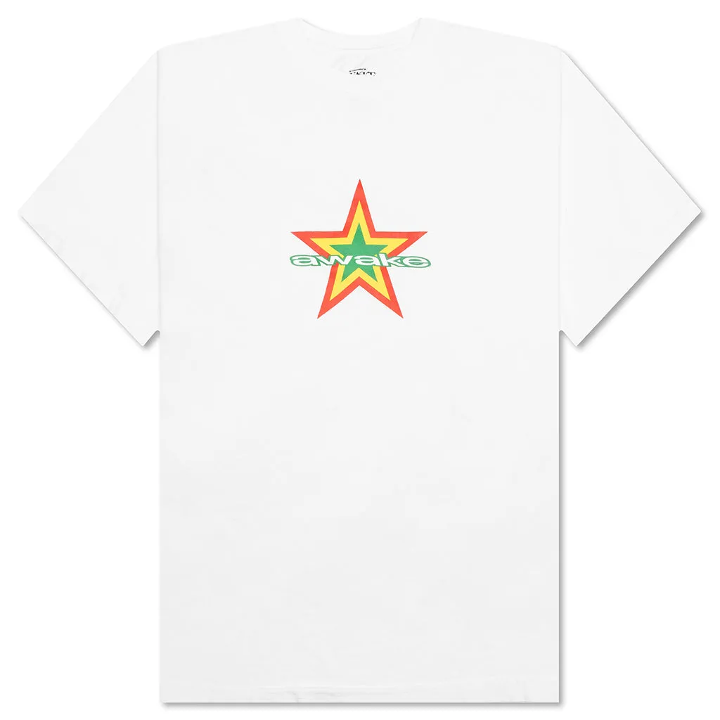 Star Logo Tee - White