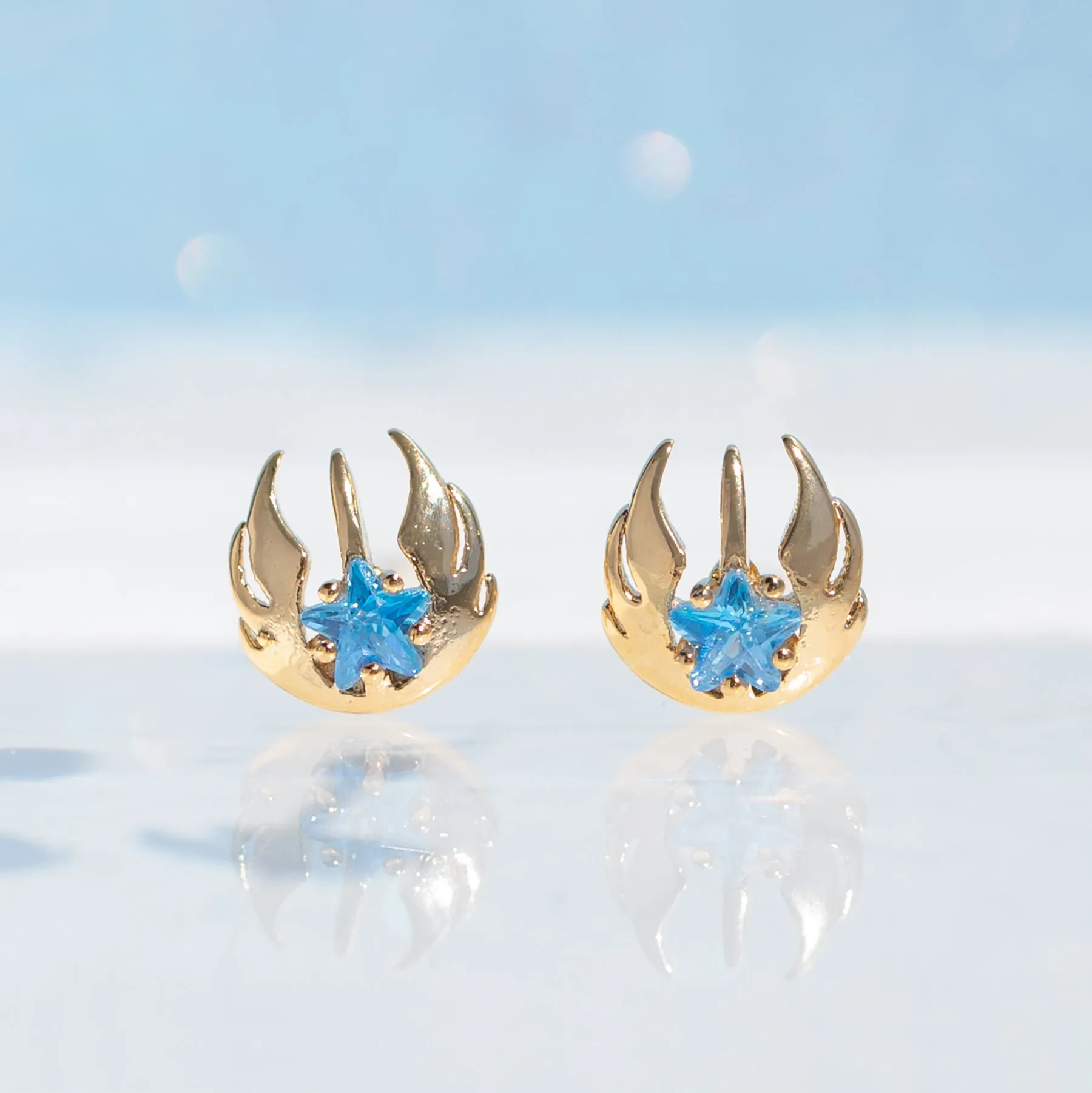 Star Wars Jedi Order Blue Studs