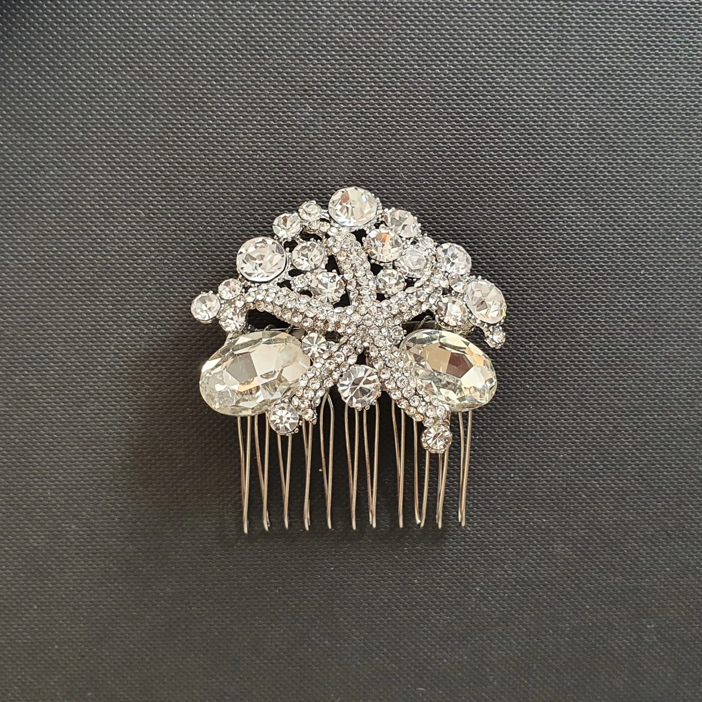 Starfish Hair Comb For Brides & Bridesmaids-Starfish