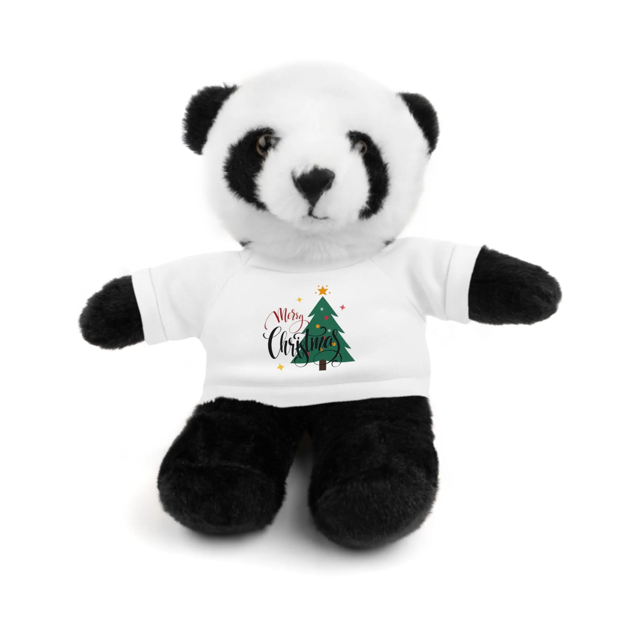 Stuffed Animals with Christmas Tee