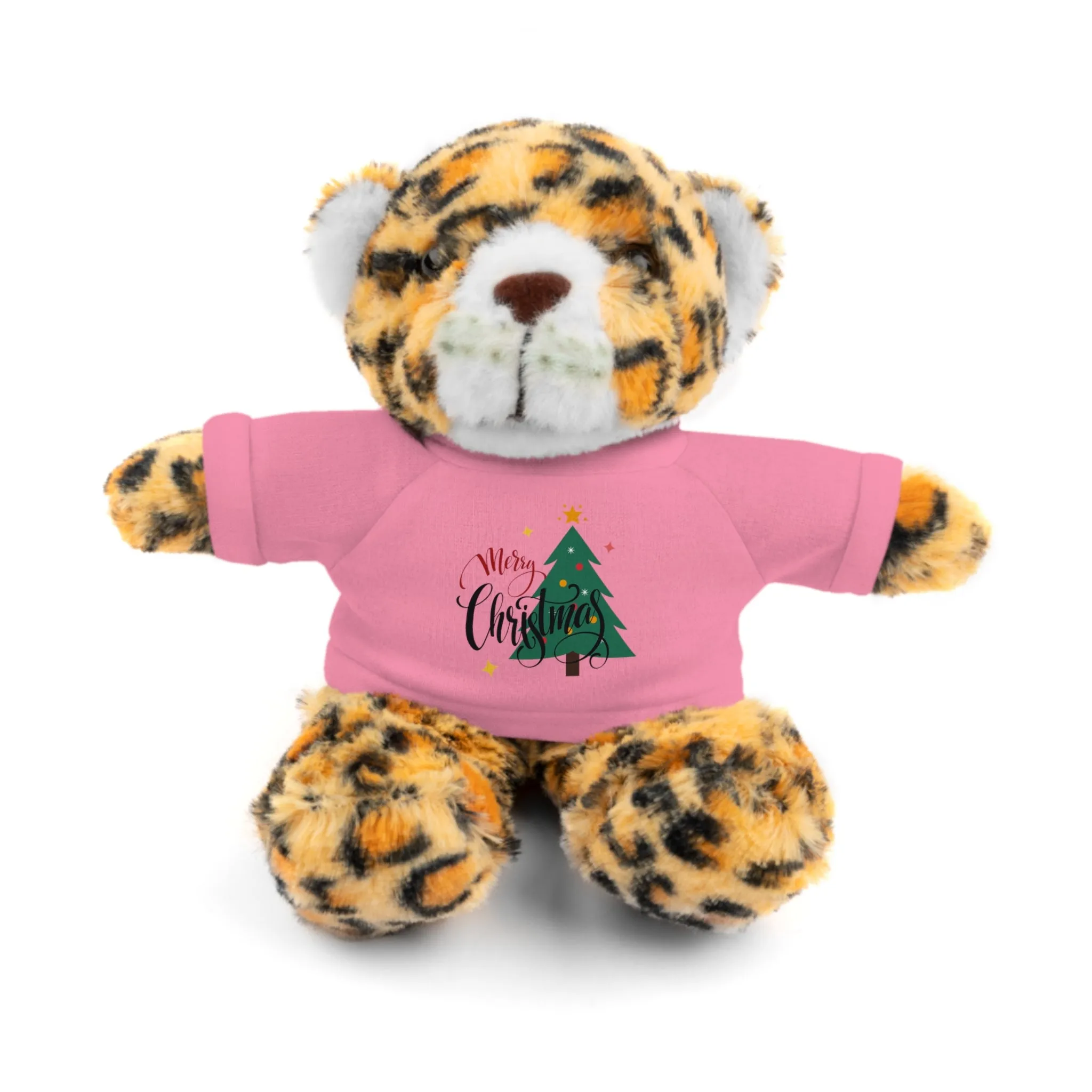 Stuffed Animals with Christmas Tee