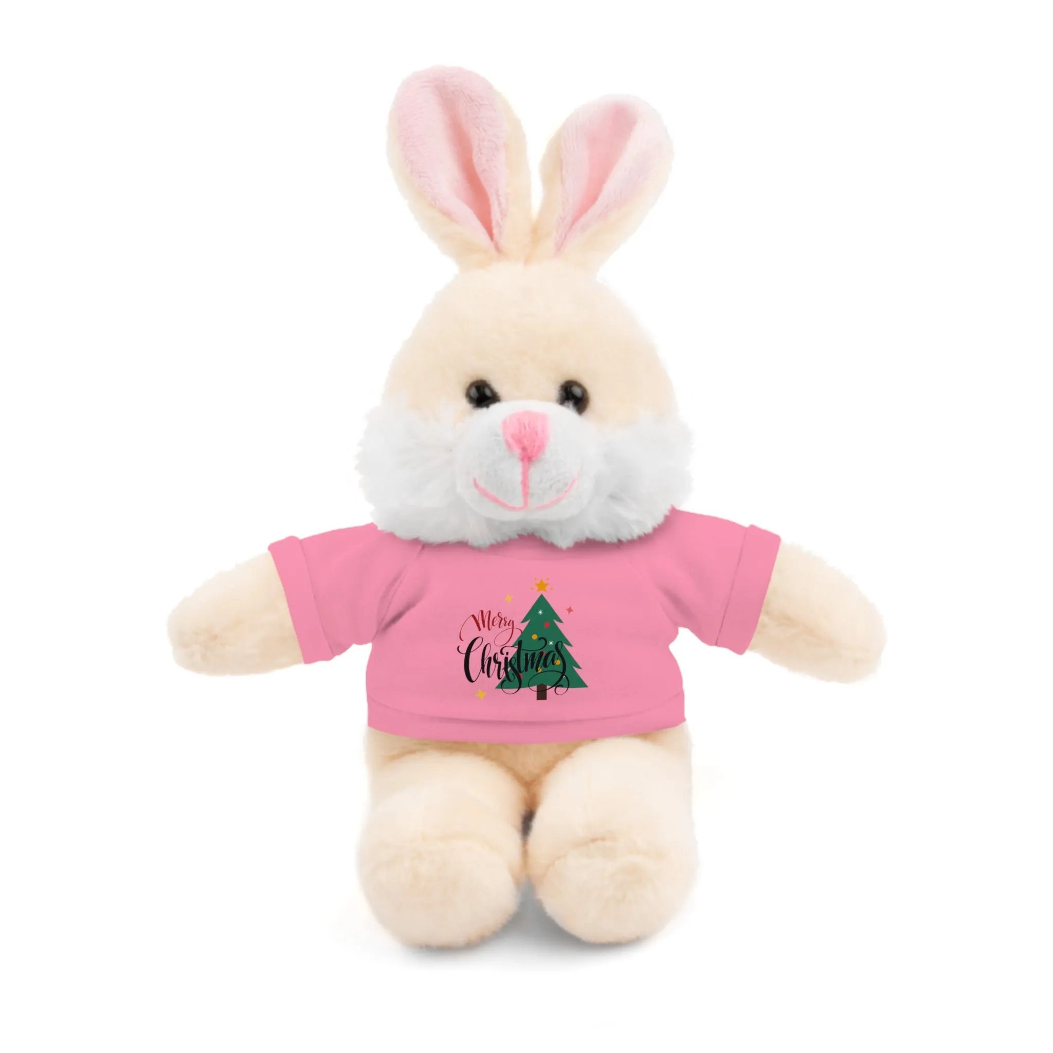 Stuffed Animals with Christmas Tee