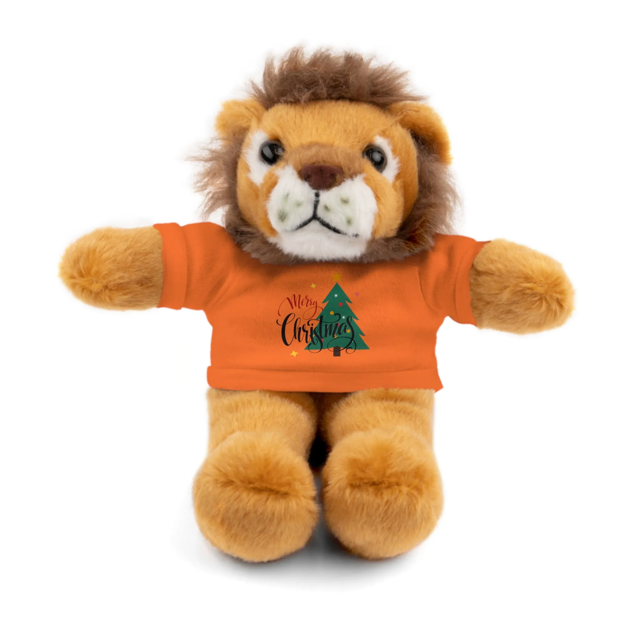 Stuffed Animals with Christmas Tee