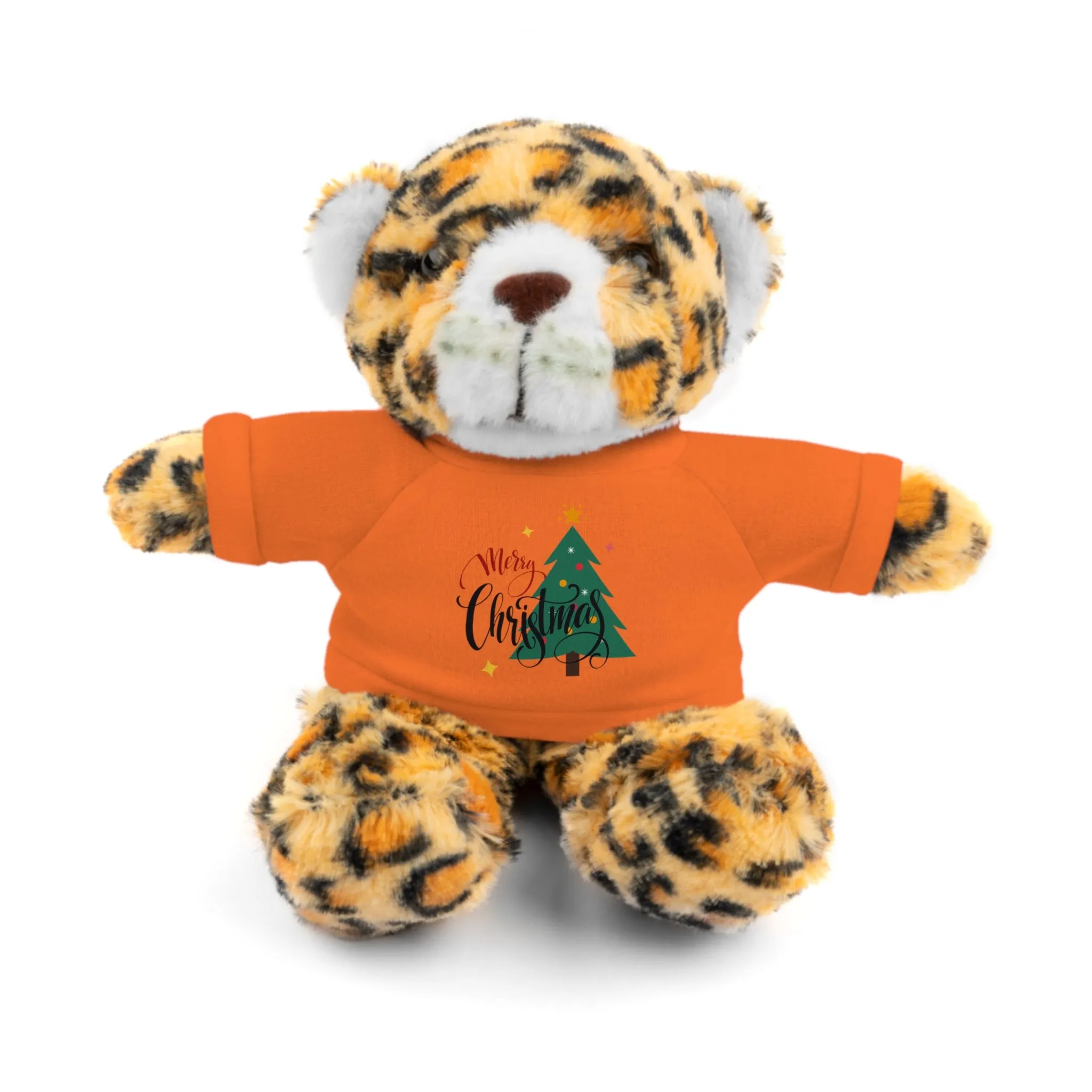 Stuffed Animals with Christmas Tee