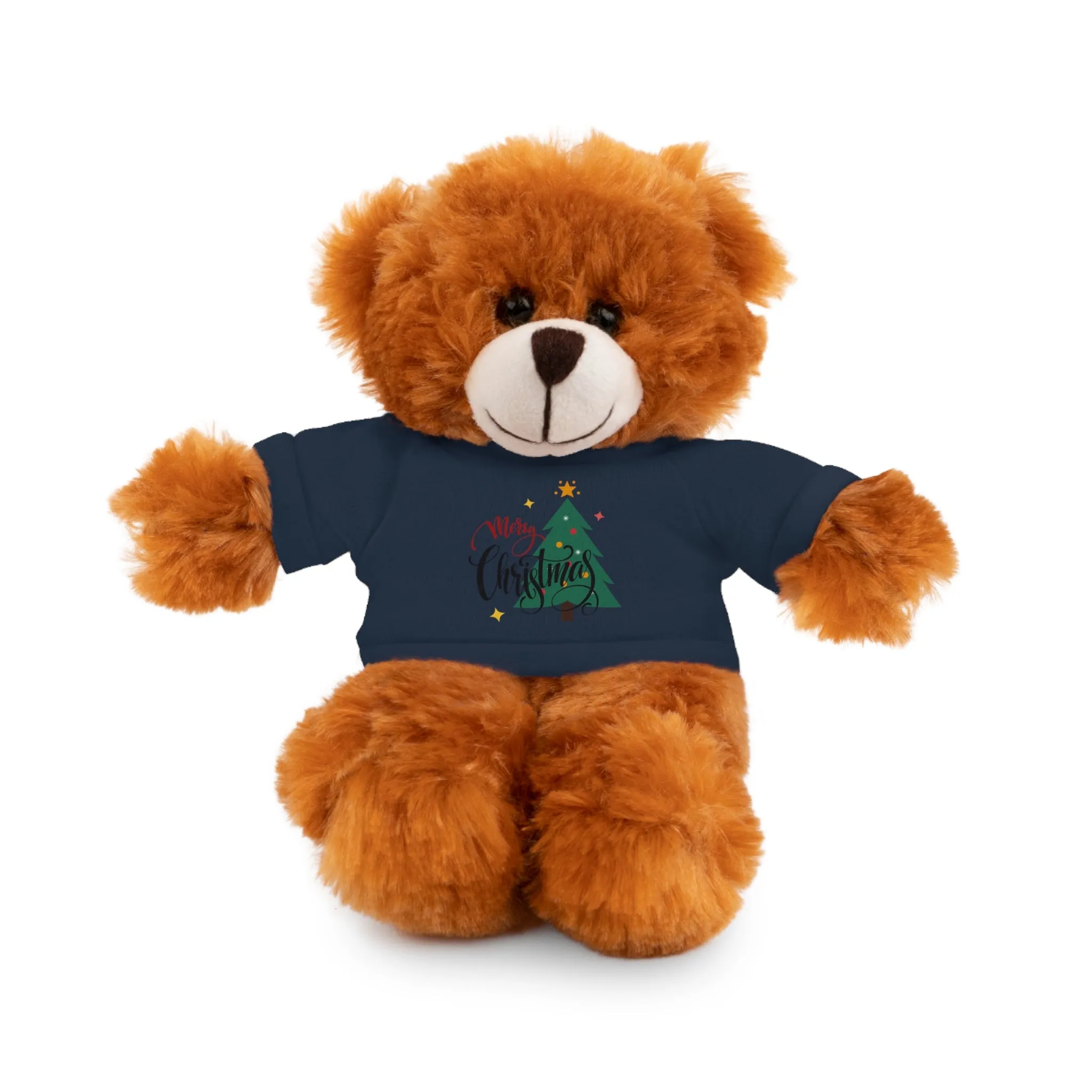 Stuffed Animals with Christmas Tee