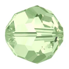 Swarovski 4mm Round - Chrysolite (10 Pack)