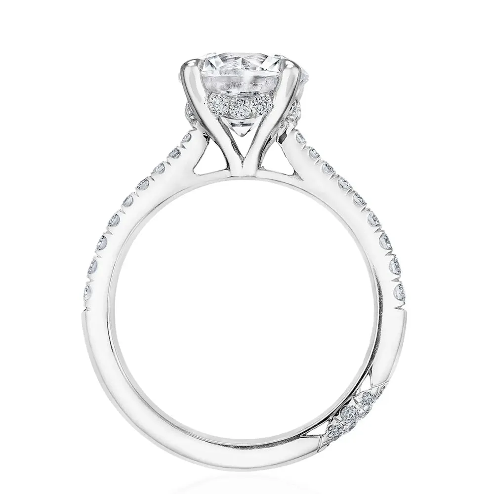 Tacori Platinum Founder's Collection RoyalT Round Solitaire Engagement Ring