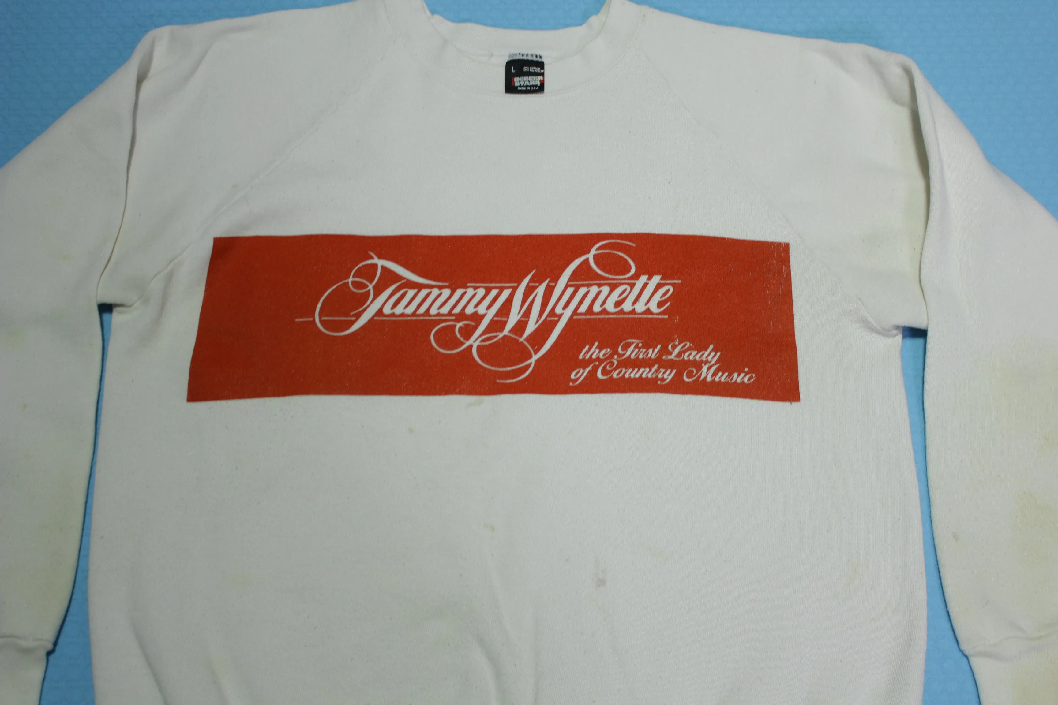 Tammy Wynette First Lady of Country Music Vintage 90's Screen Stars Crewneck Sweatshirt