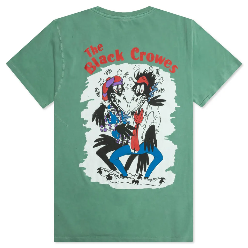 The Black Crowes Twice as Hard Tee - Leaf Green